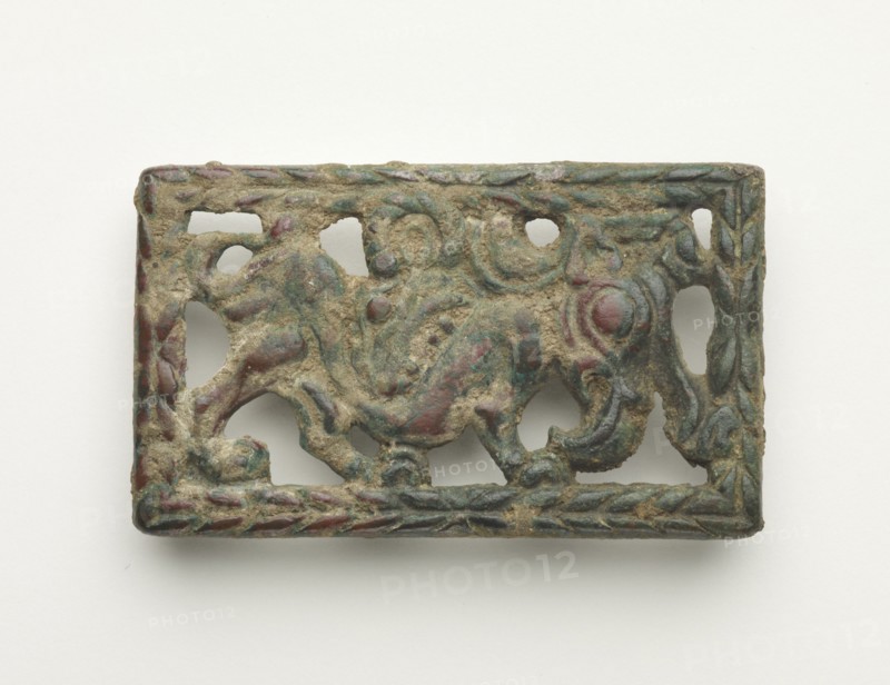 Belt plaque, Han dynasty, 206 BCE-220 CE. Creator: Unknown.