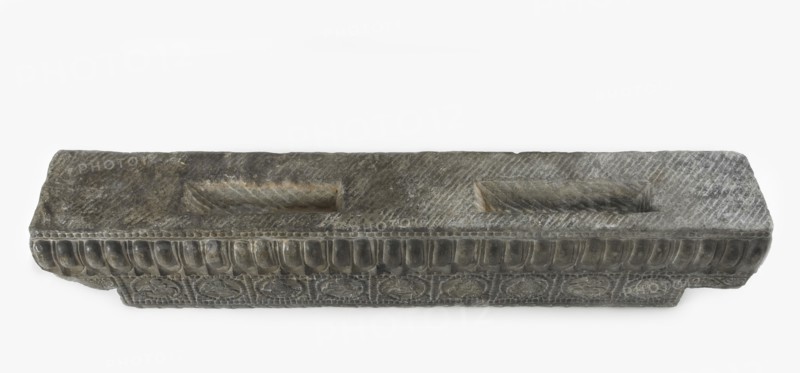 Lateral stretcher from the base of a funerary couch..., Period of Division, Northern Qi dynasty, 550 Creator: Unknown.