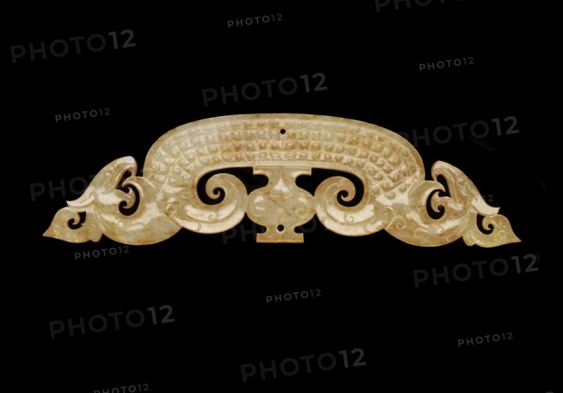 Pendant with two dragon heads, Eastern Zhou dynasty, 475-221 BCE. Creator: Unknown.