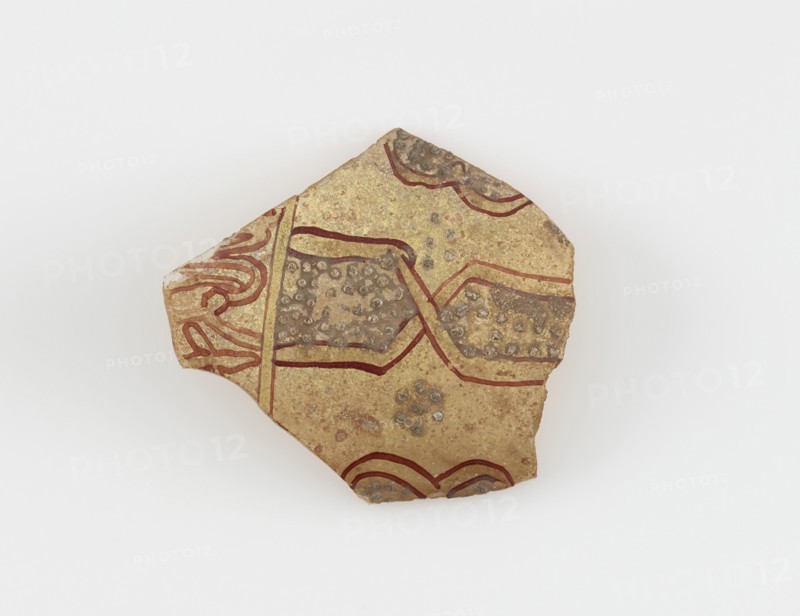 Islamic Glass Fragment, circa 900-1400. Creator: Unknown.