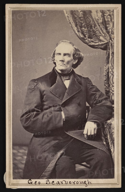 Portrait of George Scarborough, 1862-1863. Creator: Addis & Noel.