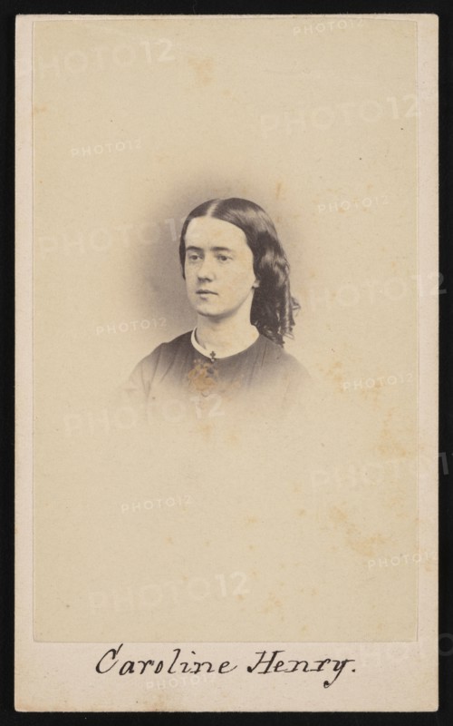 Portrait of Caroline Henry (1839-1920), Between 1860 and 1869. Creator: Robert Addis;RW Addis;Addis, Robert.