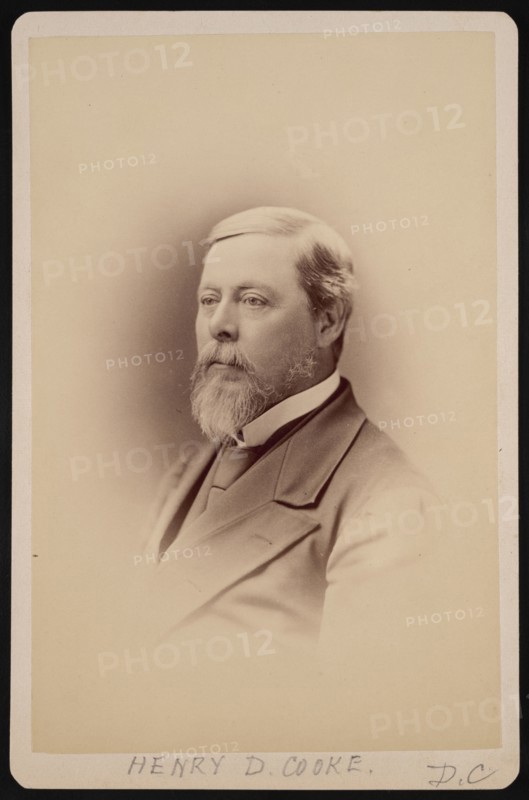 Portrait of Henry David Cooke (1825-1881), Before 1881. Creator: Charles Milton Bell.