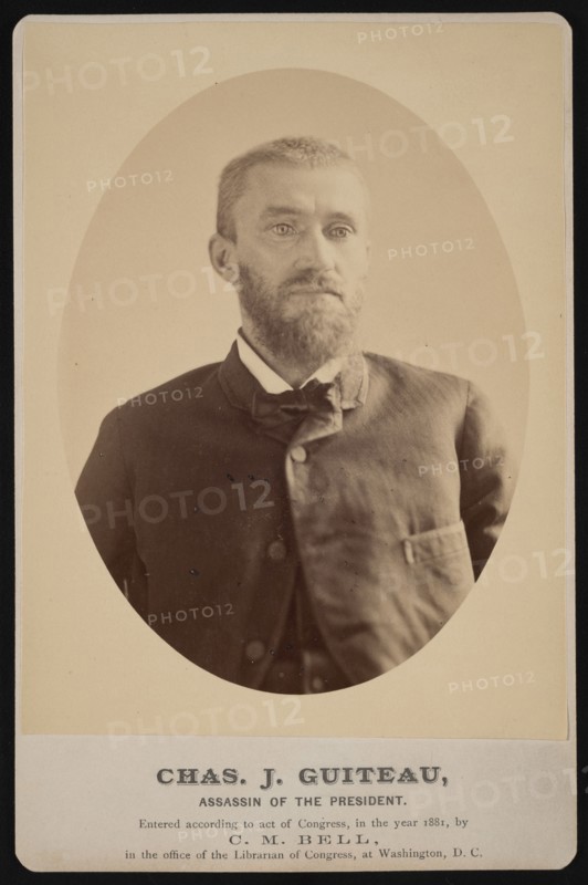 Portrait of Charles Julius Guiteau (1841-1882), July 4, 1881. Creator: Charles Milton Bell.