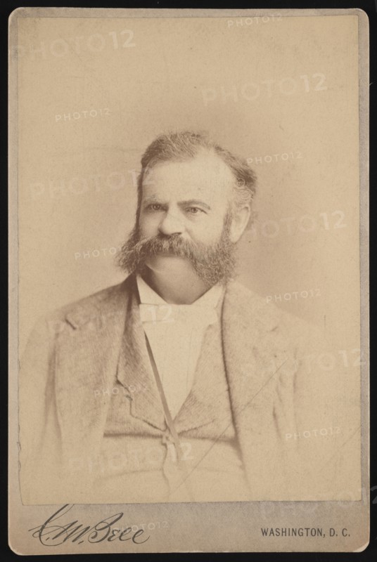 Portrait of John Wesley Powell (1834-1902), Circa 1872. Creator: Charles Milton Bell.