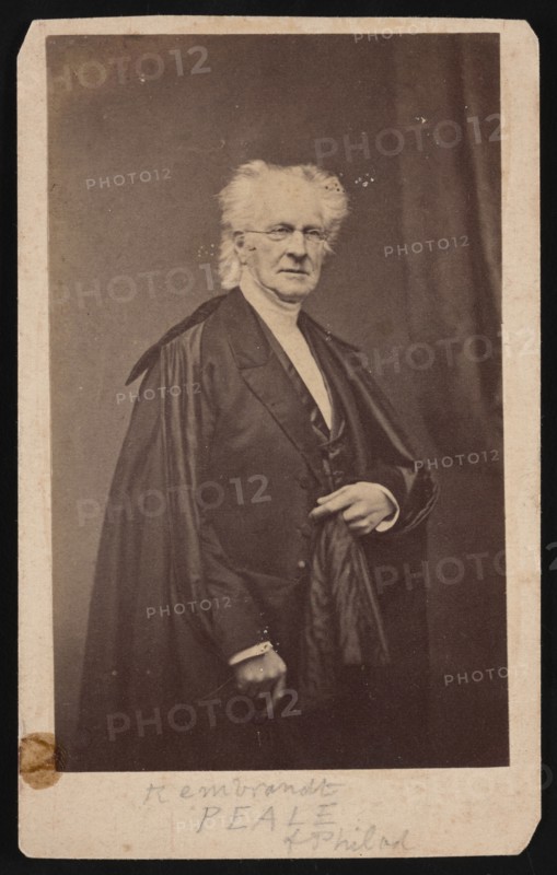 Portrait of Rembrandt Peale (1778-1860), Before 1860. Creator: Mathew Brady.
