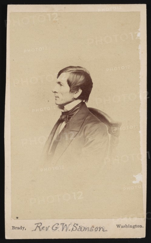 Portrait of Rev. George Whitefield Samson (1819-1896), Before 1896. Creator: Mathew Brady.