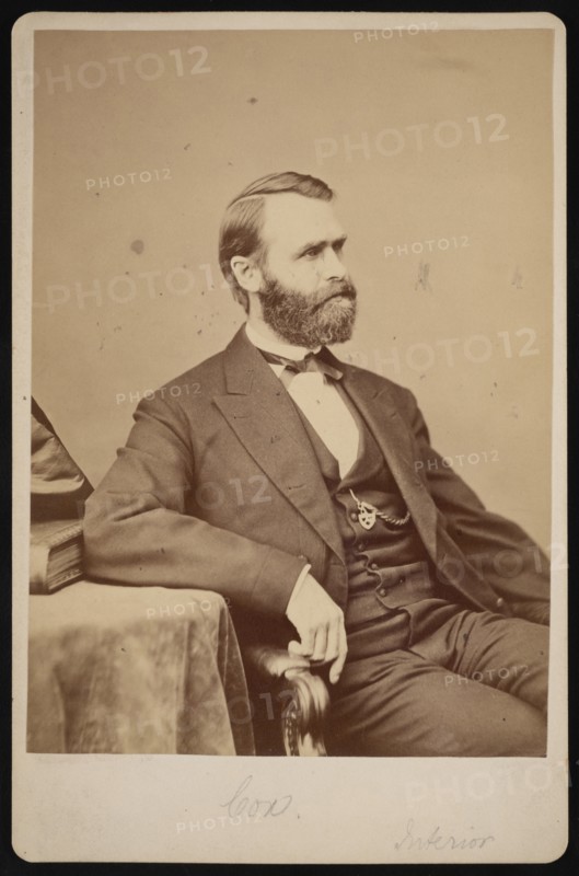 Portrait of Jacob Dolson Cox (1828-1900), Before 1900. Creator: Brady's National Photographic Portrait Galleries.