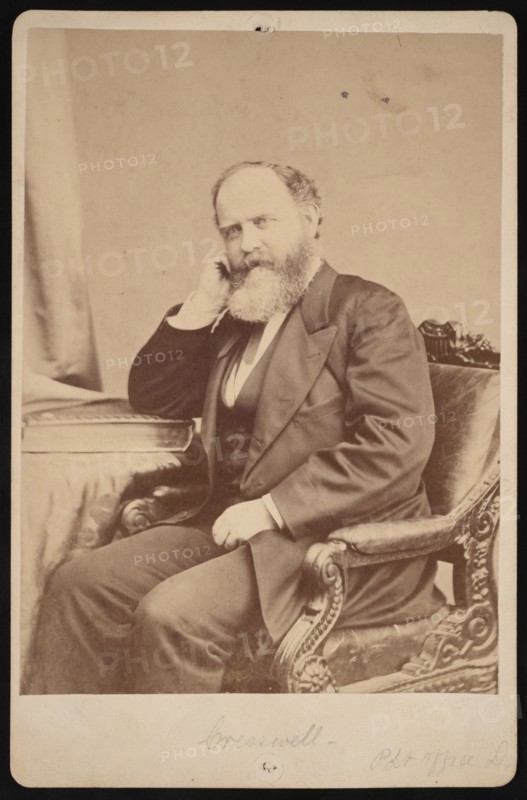 Portrait of John Angel James Creswell (1828-1891), Before 1891. Creator: Brady's National Photographic Portrait Galleries.