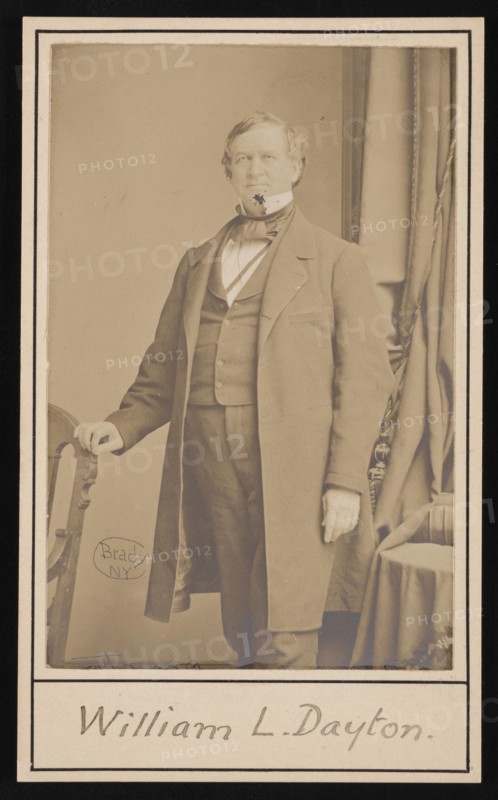 Portrait of William Lewis Dayton (1807-1864), Before 1864. Creator: Brady's National Photographic Portrait Galleries.