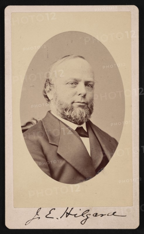 Portrait of Julius Erasmus Hilgard (1825-1891), 1875. Creator: Brady's National Photographic Portrait Galleries.
