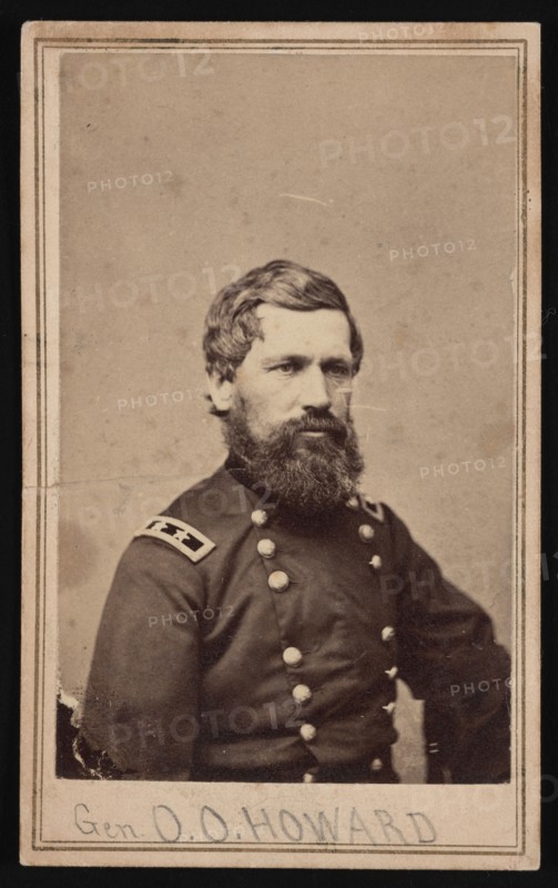 Portrait of General Oliver Otis Howard (1830-1909), Between 1862 and 1869. Creator: Brady's National Photographic Portrait Galleries.