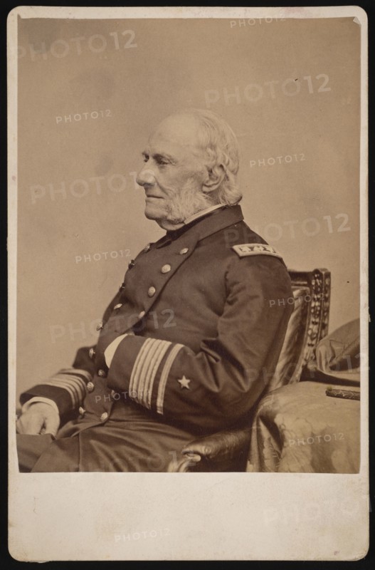 Portrait of Admiral William Branford Shubrick (1790-1874), Before 1874. Creator: Brady's National Photographic Portrait Galleries.