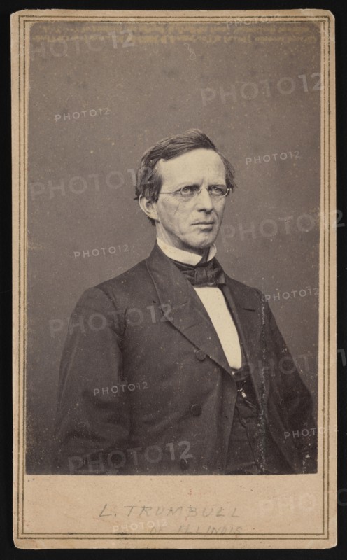 Portrait of Lyman Trumbull (1813-1896), Between 1864 and 1868. Creator: Brady's National Photographic Portrait Galleries.