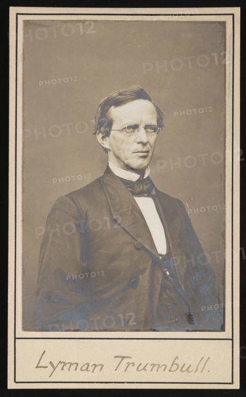 Portrait of Lyman Trumbull (1813-1896), Between 1864 and 1868. Creator: Brady's National Photographic Portrait Galleries.