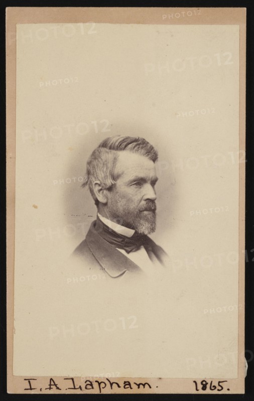 Portrait of Increase Allen Lapham (1811-1875), February 1865. Creator: Hugo Broich.