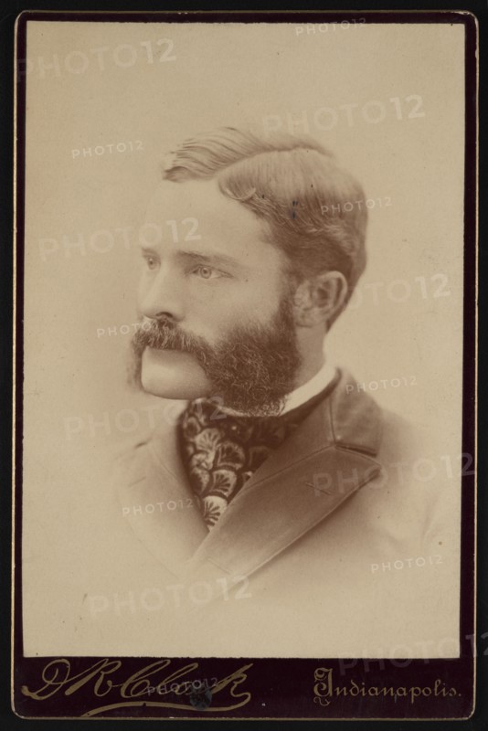 Portrait of Barton Warren Evermann (1853-1932), Before 1900. Creator: Daniel R Clark.