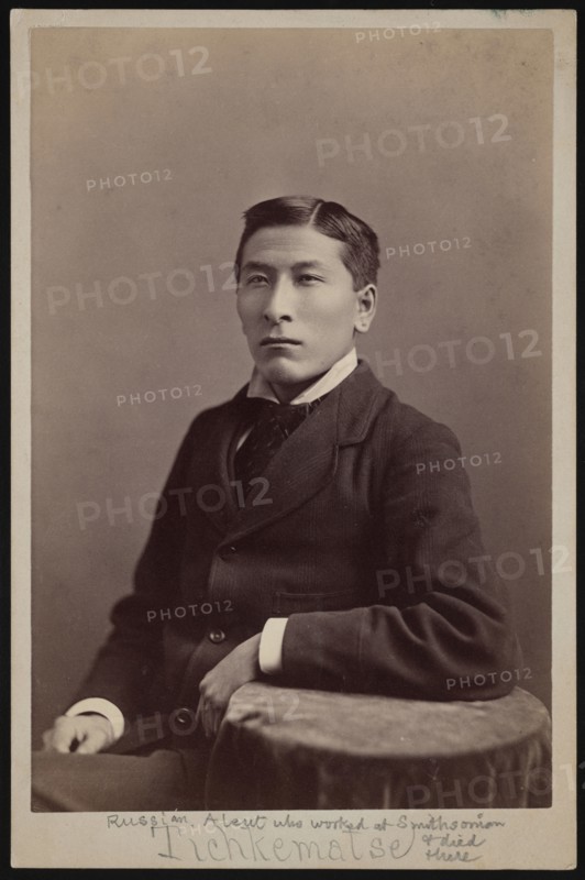 Portrait of Tichkematse (1857-1932), 1880. Creator: George W. Davis.