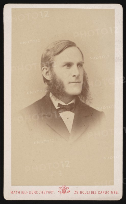Portrait of Samuel Hubbard Scudder (1837-1911), Circa 1871. Creator: Mathieu Deroche.