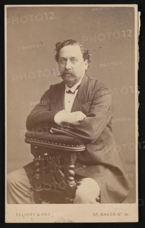 Portrait of David Forbes (1828-1876), 1874. Creator: Elliott & Fry.