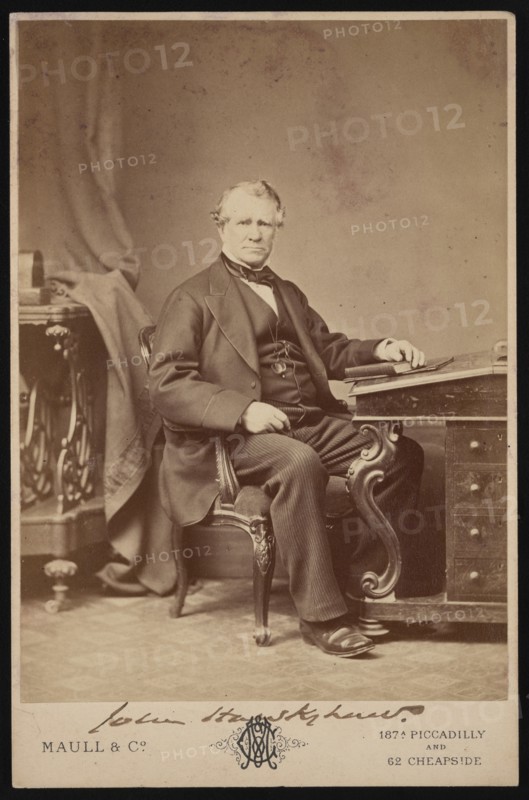 Portrait of John Hawkshaw (1811-1891), Before 1876. Creator: Maull & Co.