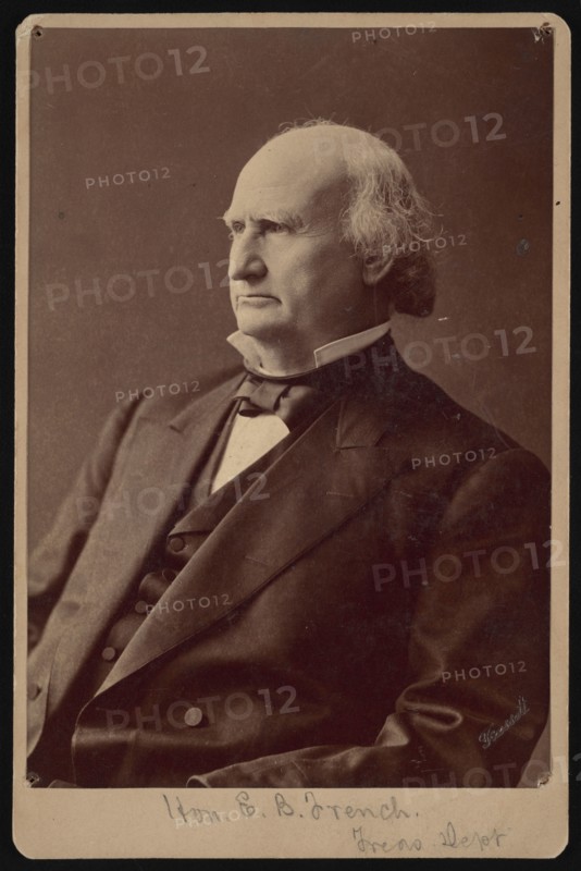 Portrait of Ezra Bartlett French (1810-1880), 1870s. Creator: Samuel Montague Fassett.