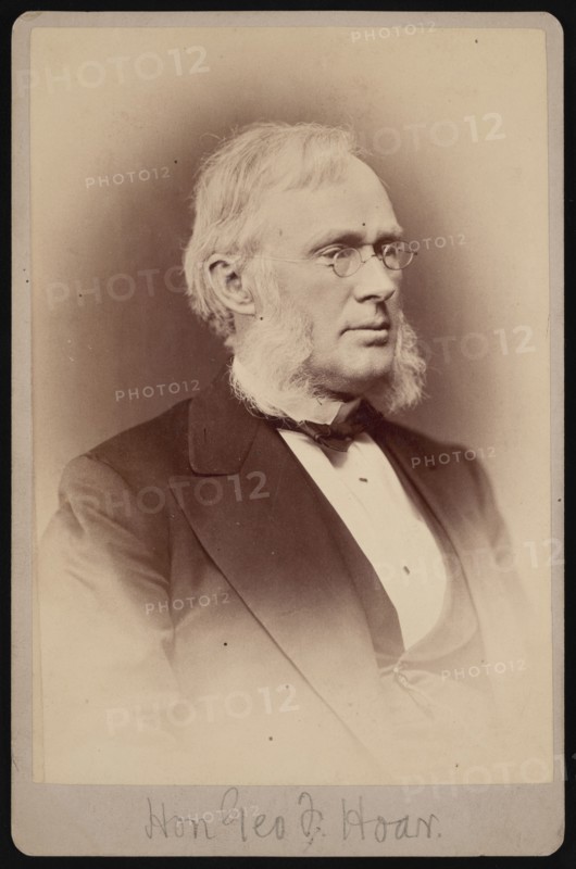 Portrait of George Frisbie Hoar (1826-1904), Between 1876 and 1880. Creator: Samuel Montague Fassett.