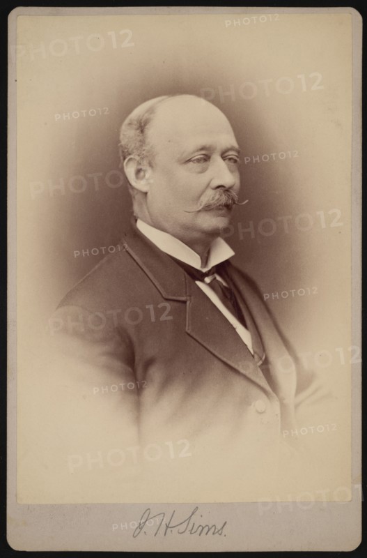 Portrait of J.H. Sims, Between 1876 and 1880. Creator: Samuel Montague Fassett.
