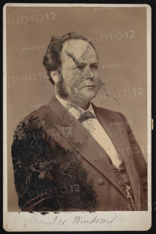 Portrait of William Windom (1827-1891), Between 1876 and 1880. Creator: Samuel Montague Fassett.
