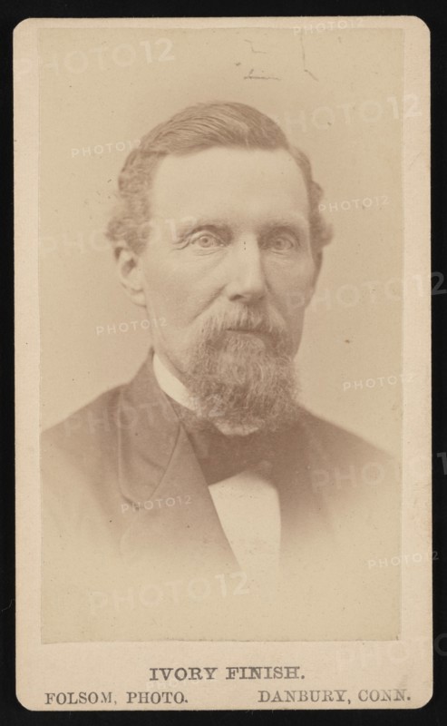 Portrait of B.B. Kellogg, Before 1876. Creator: Folsom Photo.