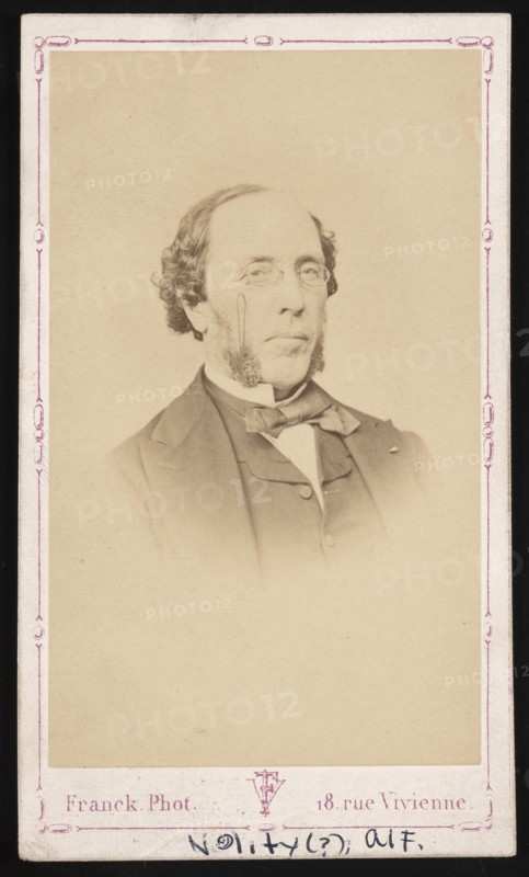 Portrait of Unidentified Man, Before 1877. Creator: Franck de Villecholle.