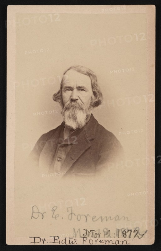 Portrait of Dr. Edward R. Foreman (1808-1885), March 12, 1872. Creator: John Goldin.
