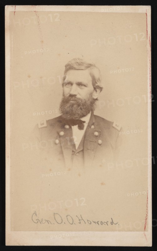 Portrait of General Oliver Otis Howard (1830-1909), 1860s. Creator: John Goldin.