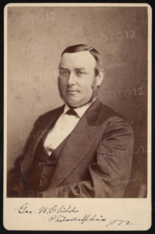 Portrait of George William Childs (1829-1894), 1872. Creator: Frederick Gutekunst.