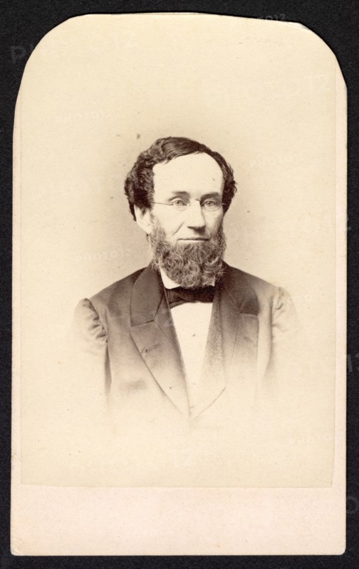 Portrait of Unidentified Man, Circa 1860s. Creator: Frederick Gutekunst.