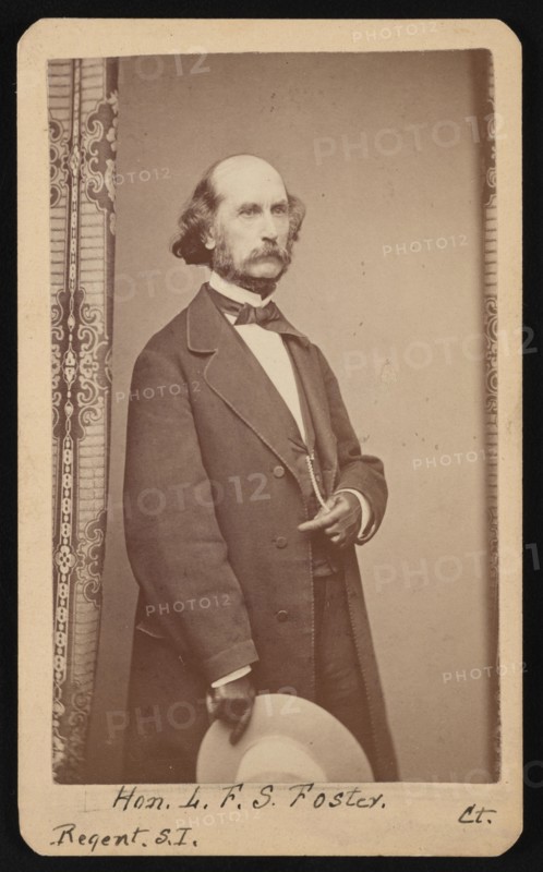 Portrait of LaFayette Sabine Foster (1806-1880), Between 1871 and 1880. Creator: William H Jennings.
