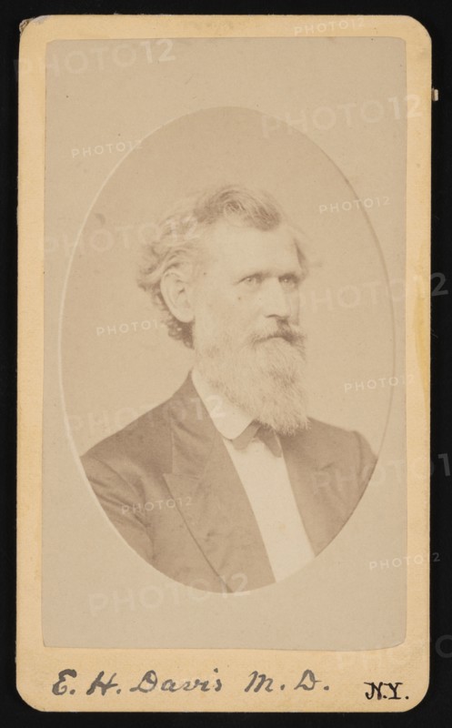 Portrait of Edwin Hamilton Davis (1811-1888), Before 1888. Creator: J Kraft.