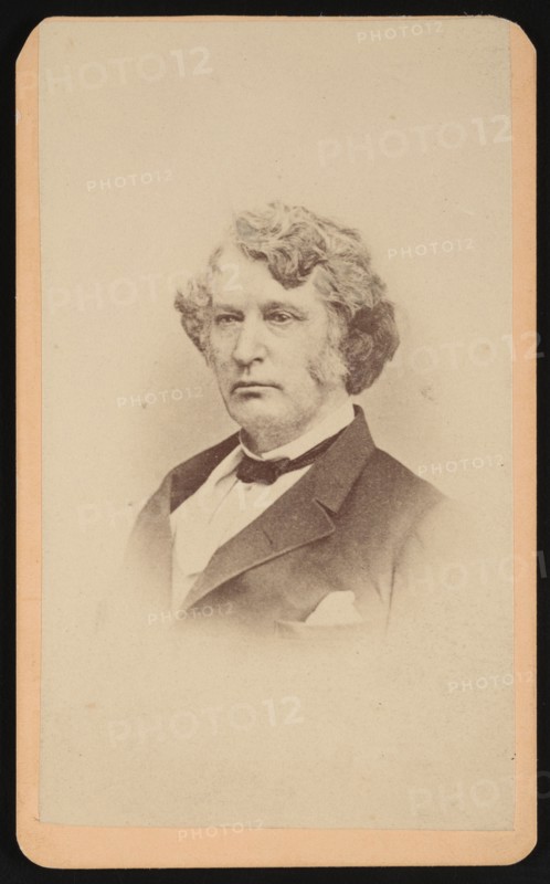 Portrait of Charles Sumner (1811-1874), Before 1874. Creator: Frank L Le Roy.