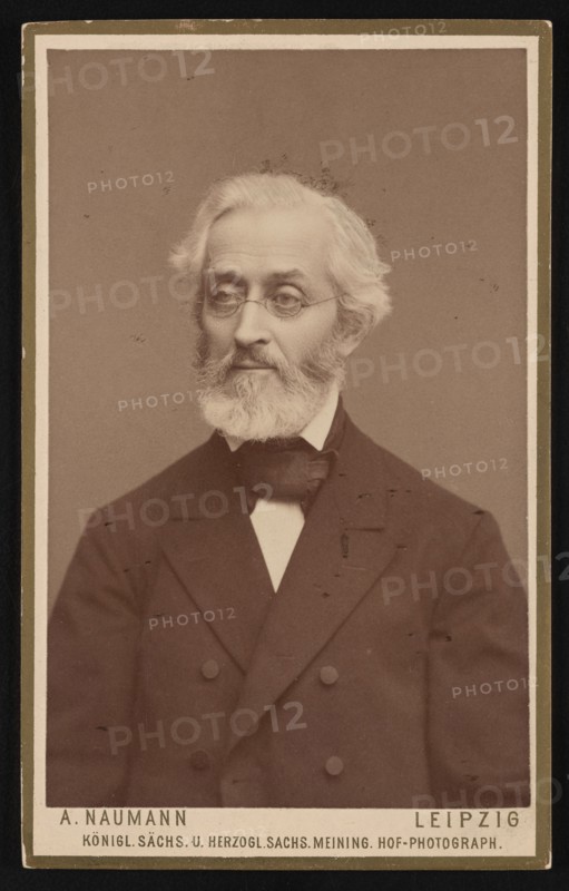 Portrait of Felix Flugel (1820-1904), 1888. Creator: Alfred Naumann.