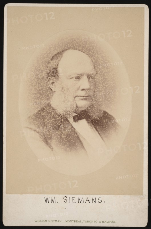 Portrait of Carl Wilhelm Siemens (1823-1883), Before 1876. Creator: William Notman.