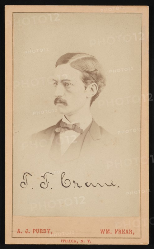 Portrait of Thomas Frederick Crane (1844-1927), Circa 1870s. Creator: Purdy & Frear.