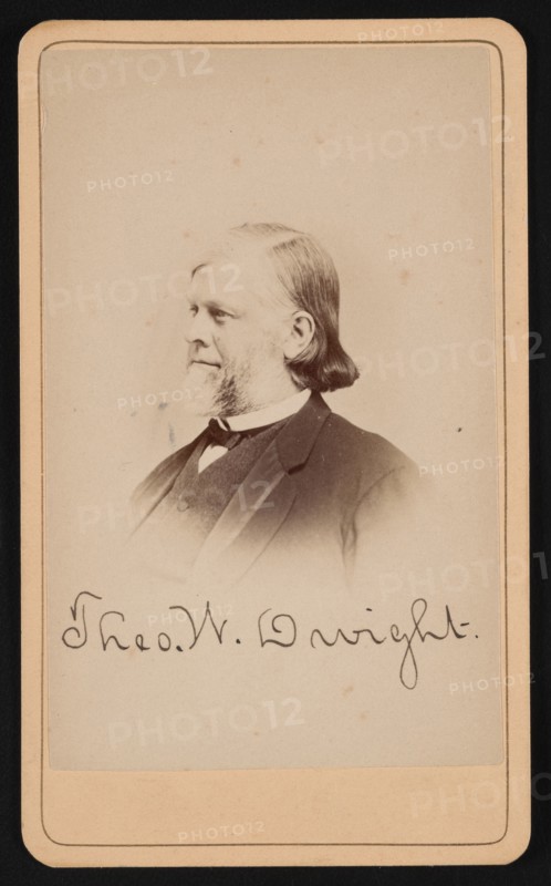 Portrait of Theodore William Dwight (1822-1892), Before 1892. Creator: Purdy & Frear.