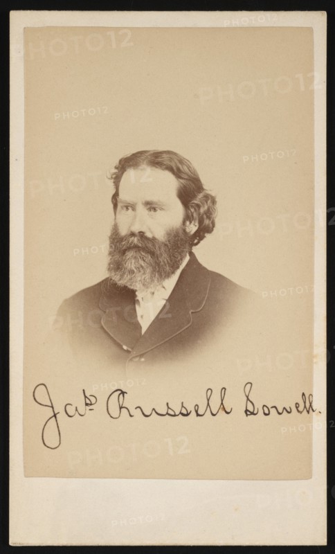 Portrait of James Russell Lowell (1819-1891), Circa 1870s. Creator: Purdy & Frear.