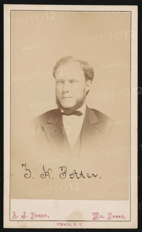Portrait of F. H. Potter, Circa 1870s. Creator: Purdy & Frear.