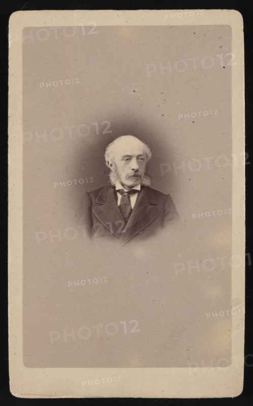 Portrait of Emilio Cornalia (1824-1882), Before 1876. Creator: Giulio Rossi.