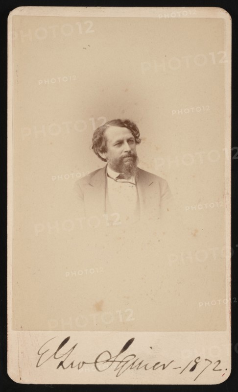 Portrait of Ephraim George Squier (1821-1888), 1872. Creator: Napoleon Sarony.