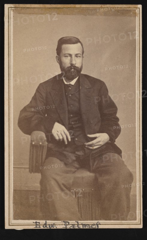 Portrait of Edward Palmer (1829-1911), 1868-1869. Creator: Antonio Zeno Shindler.
