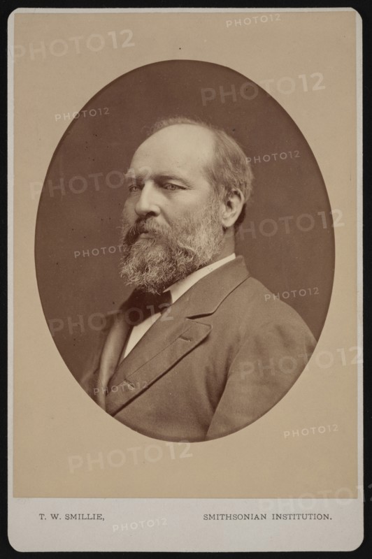 Portrait of James Abram Garfield (1831-1881), June 1880. Creator: Thomas William Smillie.
