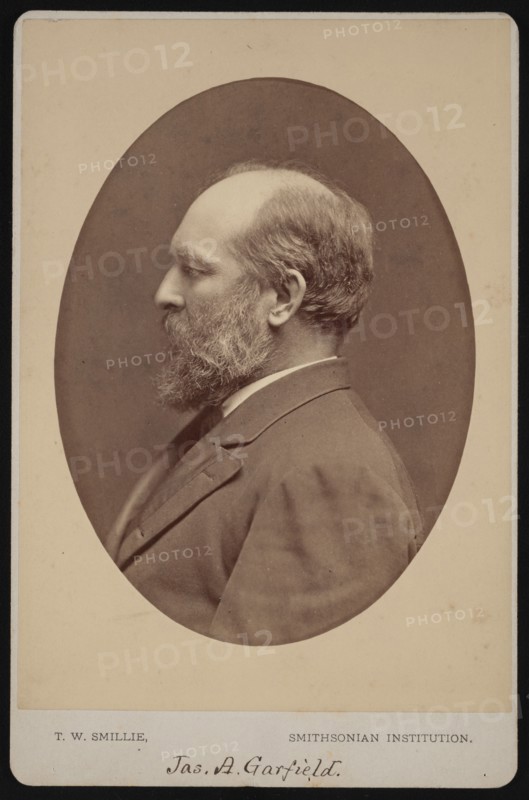 Portrait of James Abram Garfield (1831-1881), June 1880. Creator: Thomas William Smillie.