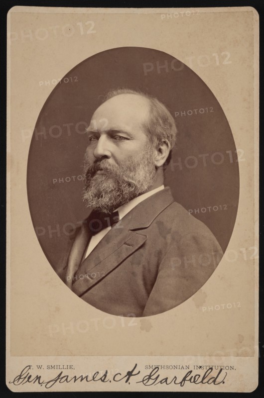 Portrait of James Abram Garfield (1831-1881), June 1880. Creator: Thomas William Smillie.